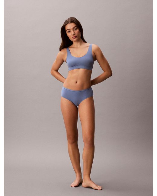 Calvin Klein Blue Soft Wire Bralette