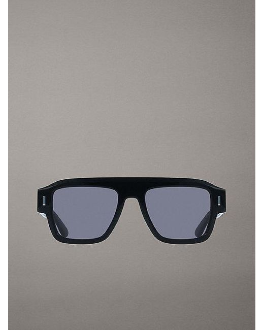 Gafas de sol rectangulares modificadas CK25509S Calvin Klein de hombre de color Metallic