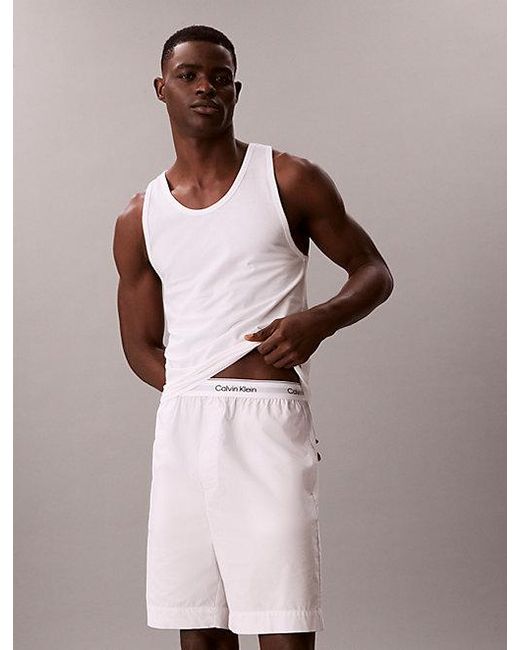 Calvin Klein Blue 3 Pack Tank Tops for men