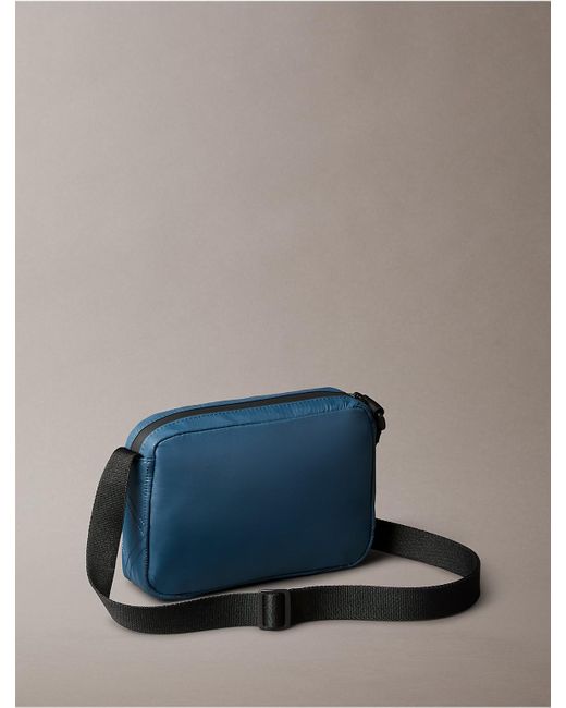 Calvin Klein Blue Puffer Camera Bag for men
