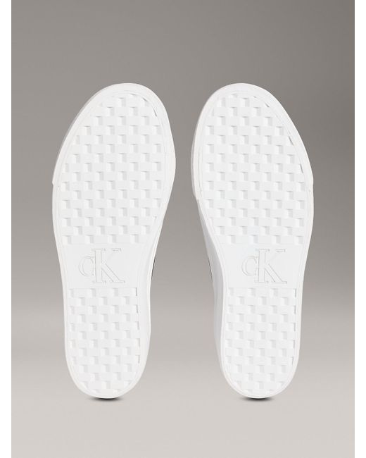 Baskets Compensées En Toile Calvin Klein en coloris Metallic