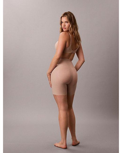 Calvin Klein Multicolor Sculpted Shapewear Shorts Stay Put Mesh