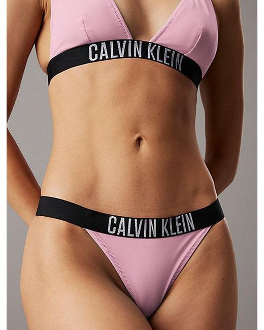 Calvin Klein Brown Brazilian Bikini Bottoms Intense Power