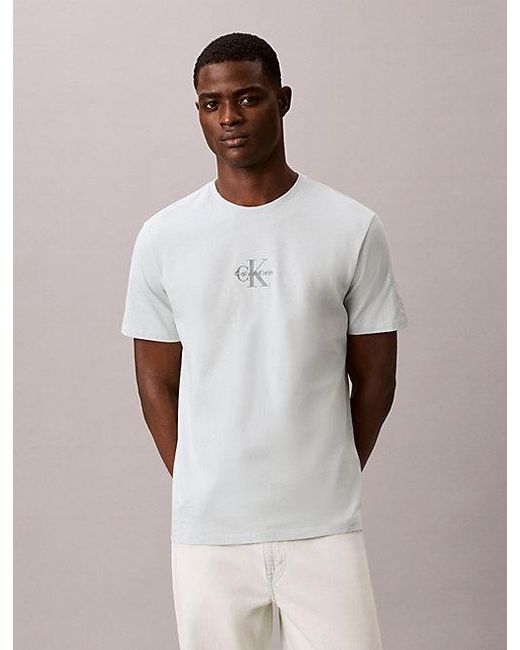 Calvin Klein Natural Jeans Monogram Logo T-Shirt for men