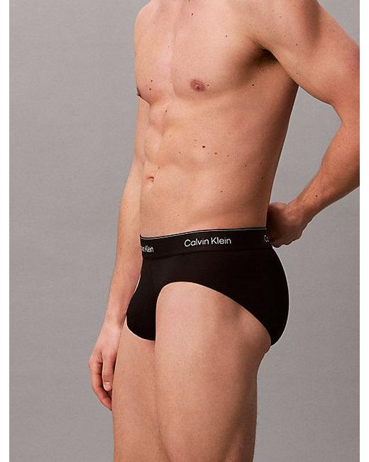 Calvin Klein 3-Pack Slips in het Blue voor heren