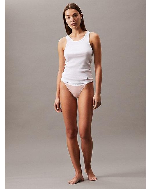 Calvin Klein 3-Pack Bikinislips in het Gray