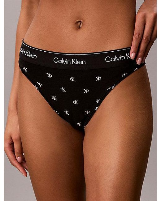 Calvin Klein Multicolor Tanga Icon Cotton Modal