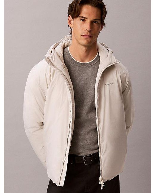 Calvin Klein Natural Ultra Light Padded Ripstop Jacket for men