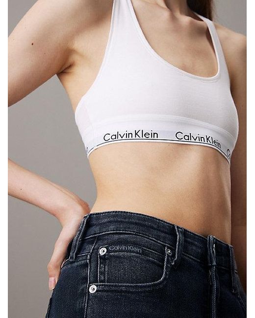 Calvin Klein Blue Jeans High Rise Skinny Jeans