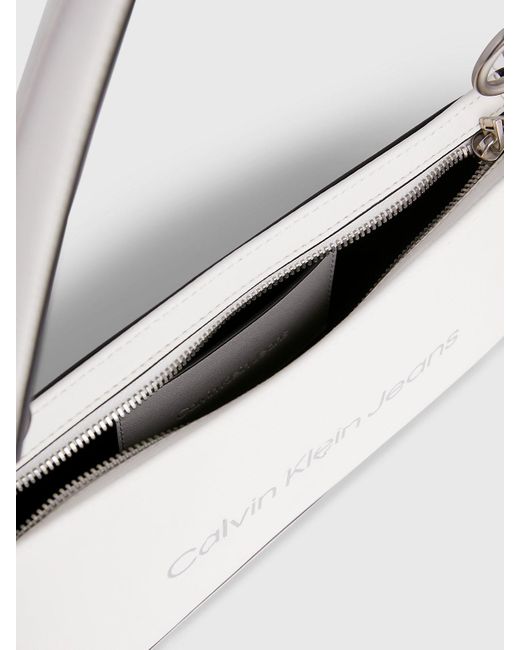 Calvin Klein White Shoulder Bag