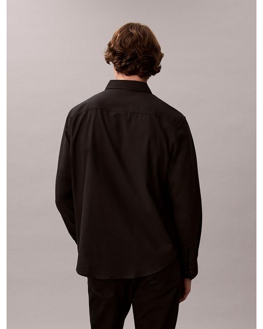 Camicia Button-Down Classica di Calvin Klein in Black da Uomo