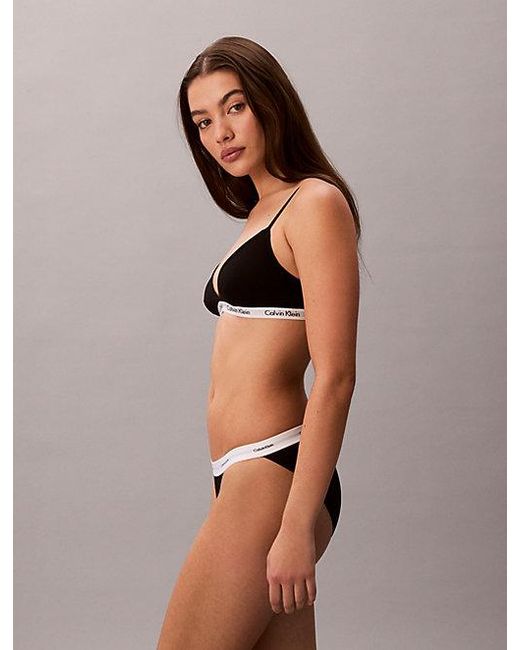 Calvin Klein 3-Pack Bikinislips in het Gray