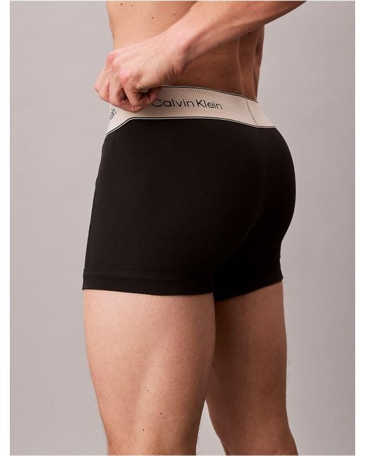 Calvin Klein Multicolor 3 Pack Trunks for men