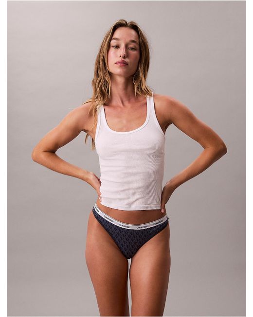 Calvin Klein Multicolor Modern Logo Thong