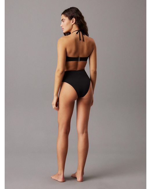 Calvin Klein Black Bandeau Bikini Top