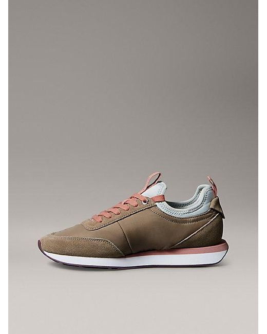 Calvin Klein Signature Hardloopschoenen Met Logo in het Gray