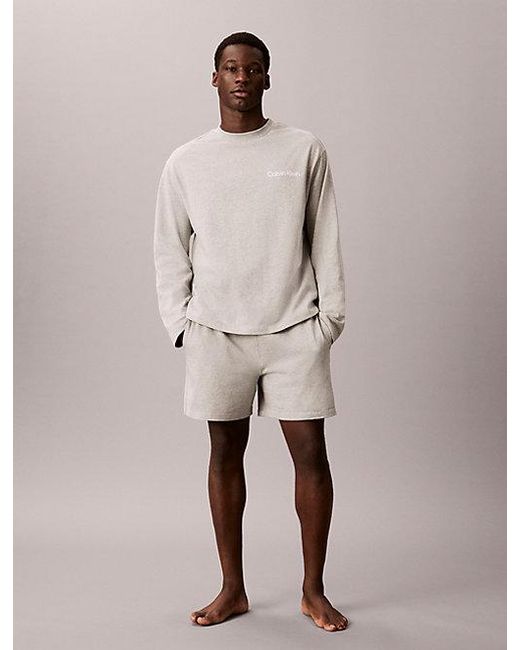 Calvin Klein Natural Pyjama Top Cotton Classics for men
