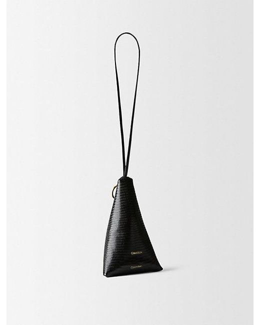 Calvin Klein White Solida Pouch