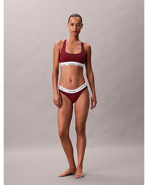 Calvin Klein Multicolor Unlined Bralette Icon Cotton Modal