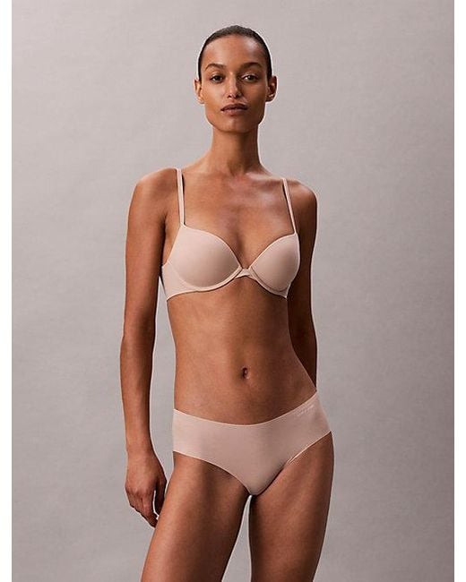Calvin Klein Brown Push Up Plunge Bra Perfectly Fit