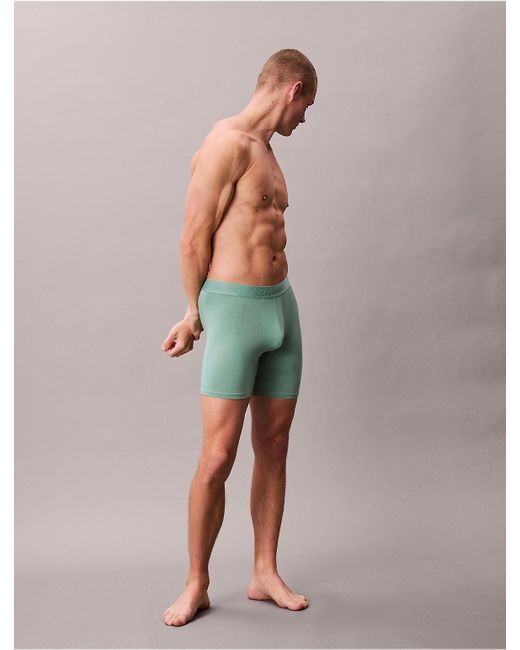 Calvin Klein Green Ultra Soft Modal Boxer Brief for men