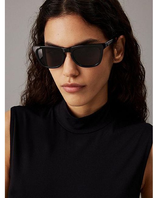 Calvin Klein Black Butterfly Sunglasses