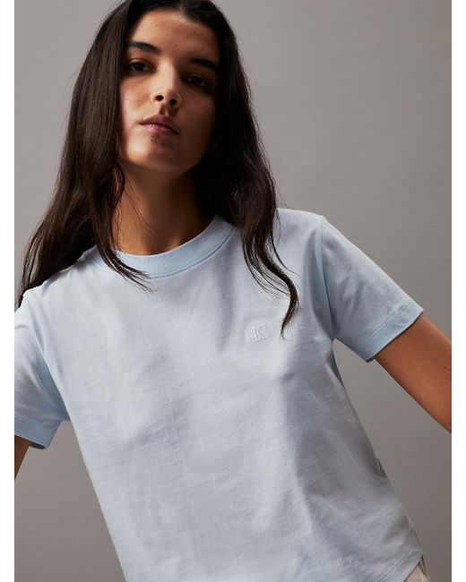 Calvin Klein Gray Slim Monogram T-shirt