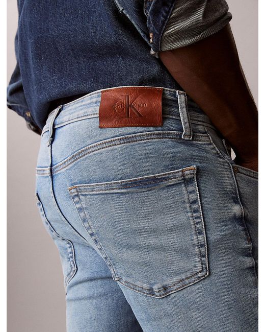 Calvin Klein Blue Skinny Jeans for men