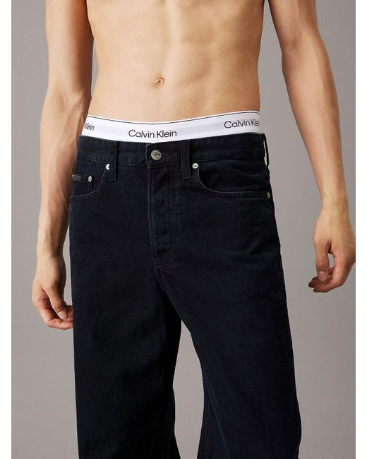 Calvin Klein Black 90's Loose Jeans for men