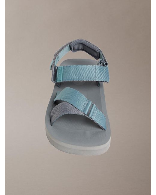 Calvin Klein Multicolor Adjustable Webbing Sandals for men