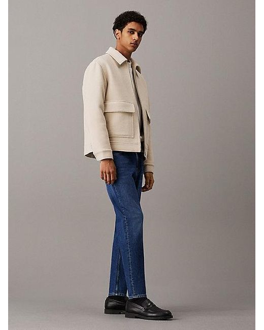 Calvin Klein Dad Jeans in het Blue voor heren