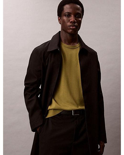 Calvin Klein Klassieke Merinowollen Trui in het Multicolor voor heren