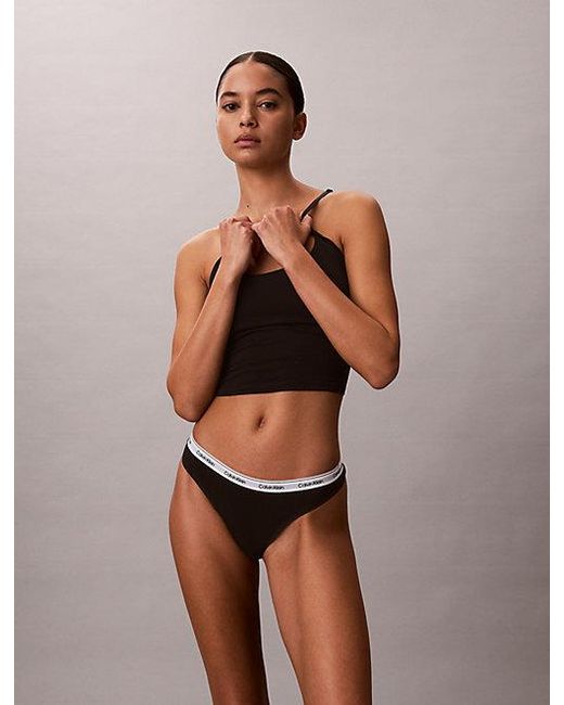 Calvin Klein Black 5 Pack Mixed Thongs