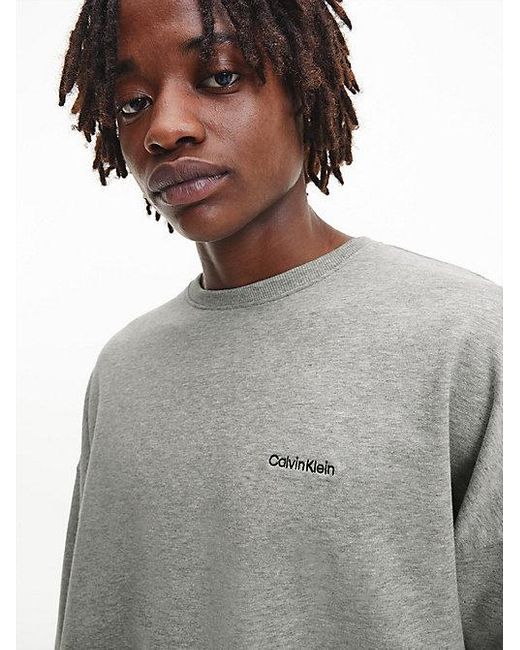 Calvin Klein Gray Lounge Sweatshirt for men