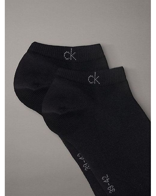 Calvin Klein Gray 6 Pack Logo Ankle Socks for men