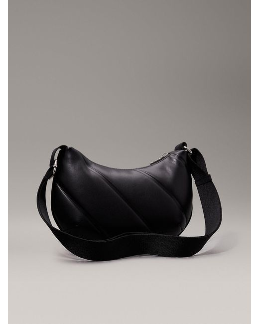 Calvin Klein Black Quilted Crossbody Bag