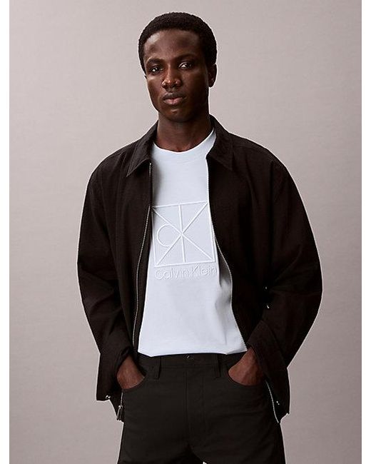 Calvin Klein Multicolor Relaxed Embroidered Logo T-Shirt for men