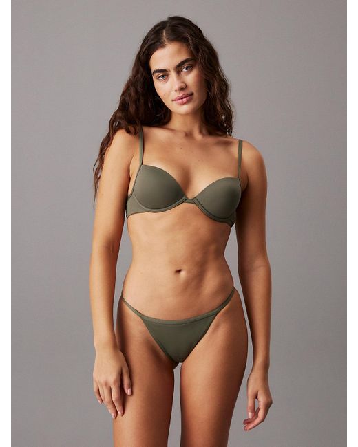 Calvin Klein Brown Brazilian Bikini Bottoms
