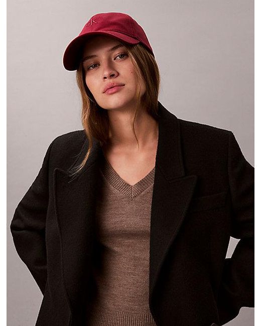 Calvin Klein Embroidered Monogram Baseball Cap