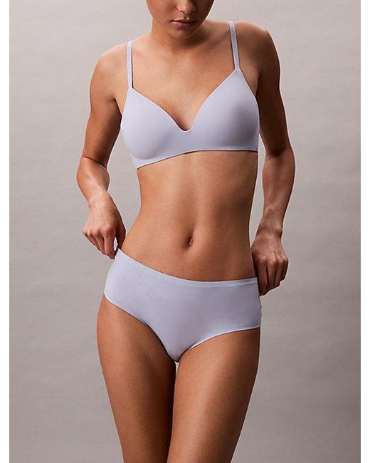 Calvin Klein White Wirefree T-Shirt Bra Perfectly Fit