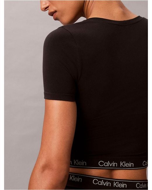 Calvin Klein Black Icon Shapewear Slim T-Shirt