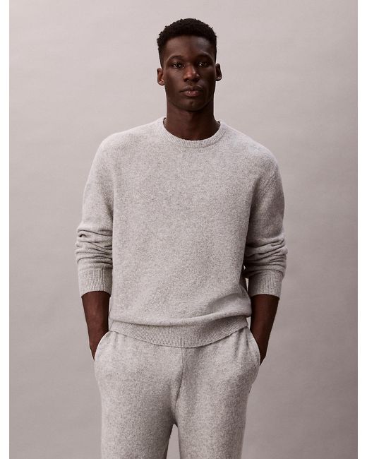 Calvin Klein Natural Lounge Crewneck Sweatshirt for men