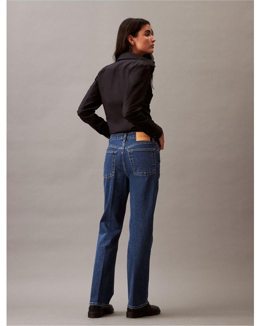 Calvin Klein Blue Original Bootcut Fit Jeans