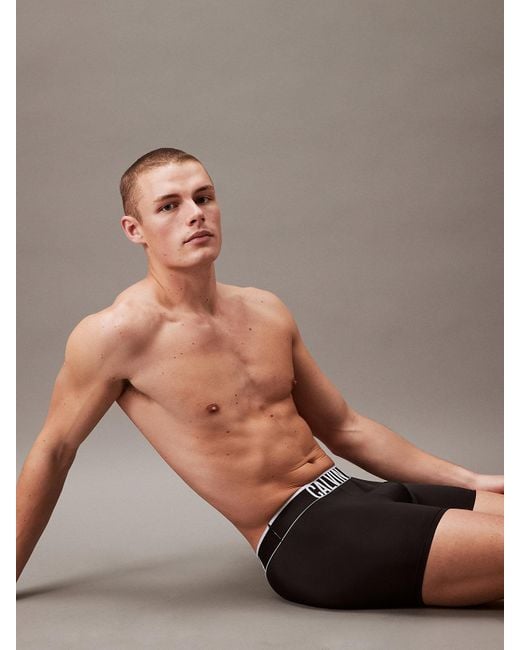 Boxers longs - Intense Power Ultra Cooling Calvin Klein pour homme en coloris Black