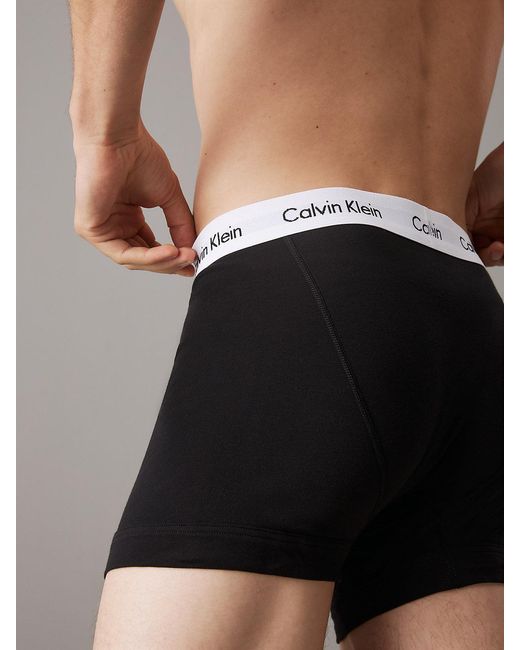 Calvin Klein Black 's 3 Pack Trunks for men