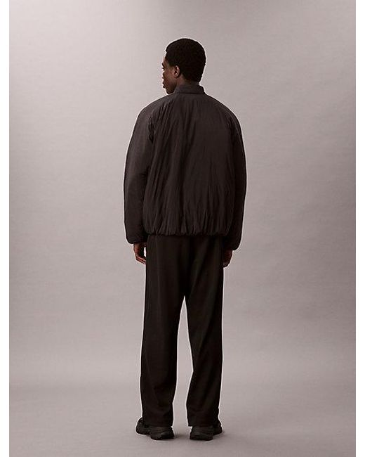 Calvin Klein Brown Sport Commuter Bomber Jacket for men