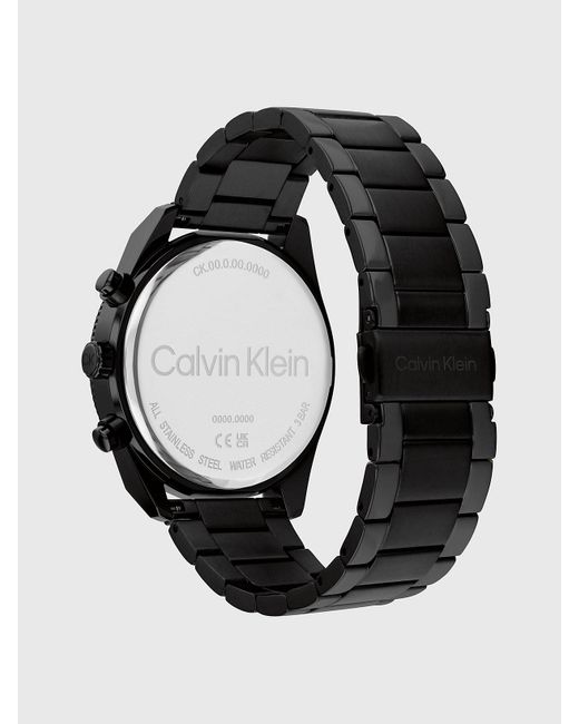 Calvin Klein Black Multifunction Link Bracelet Watch for men