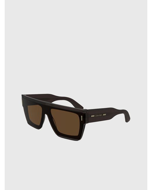 Calvin Klein Gray Square Sunglasses Ck24502s