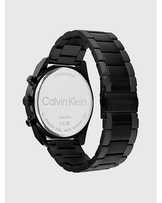 Calvin Klein Black Multifunction Link Bracelet Watch for men
