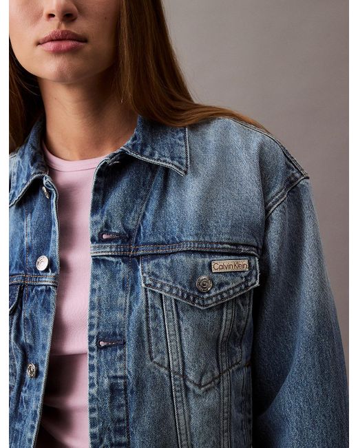 Calvin Klein Gray 90's Denim Jacket